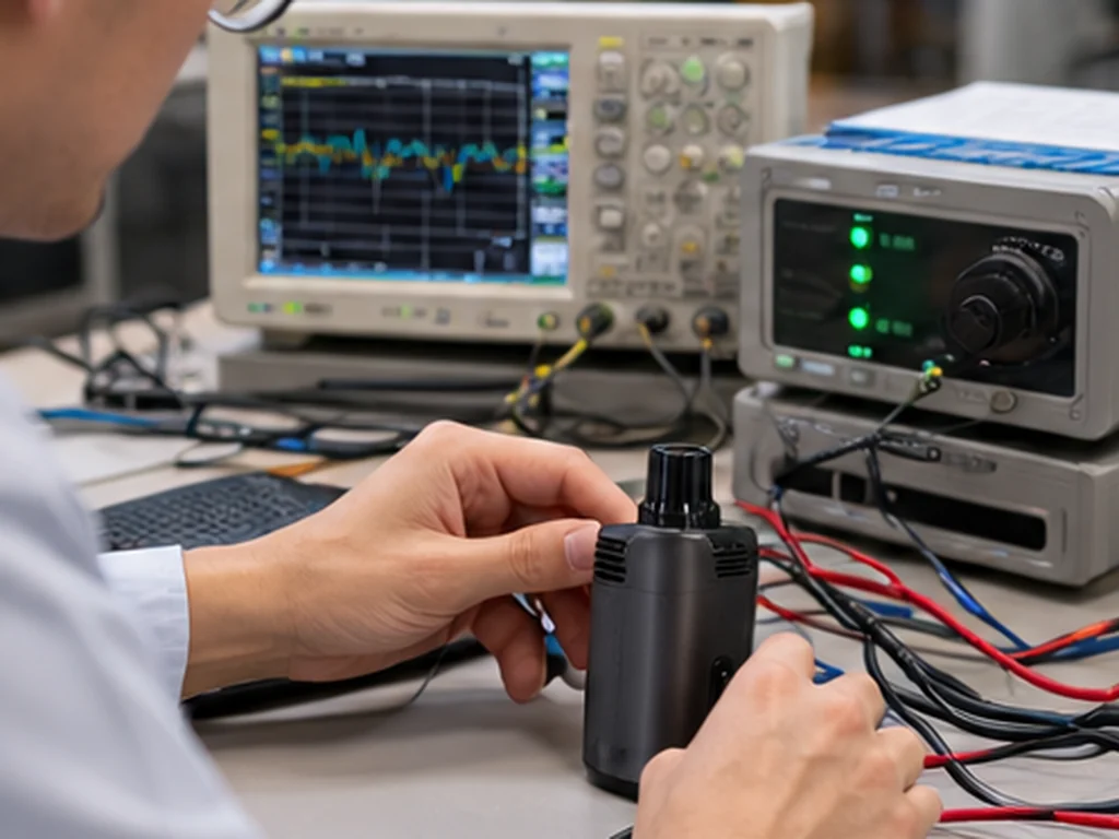Laboratory oscilloscope and recording equipment
