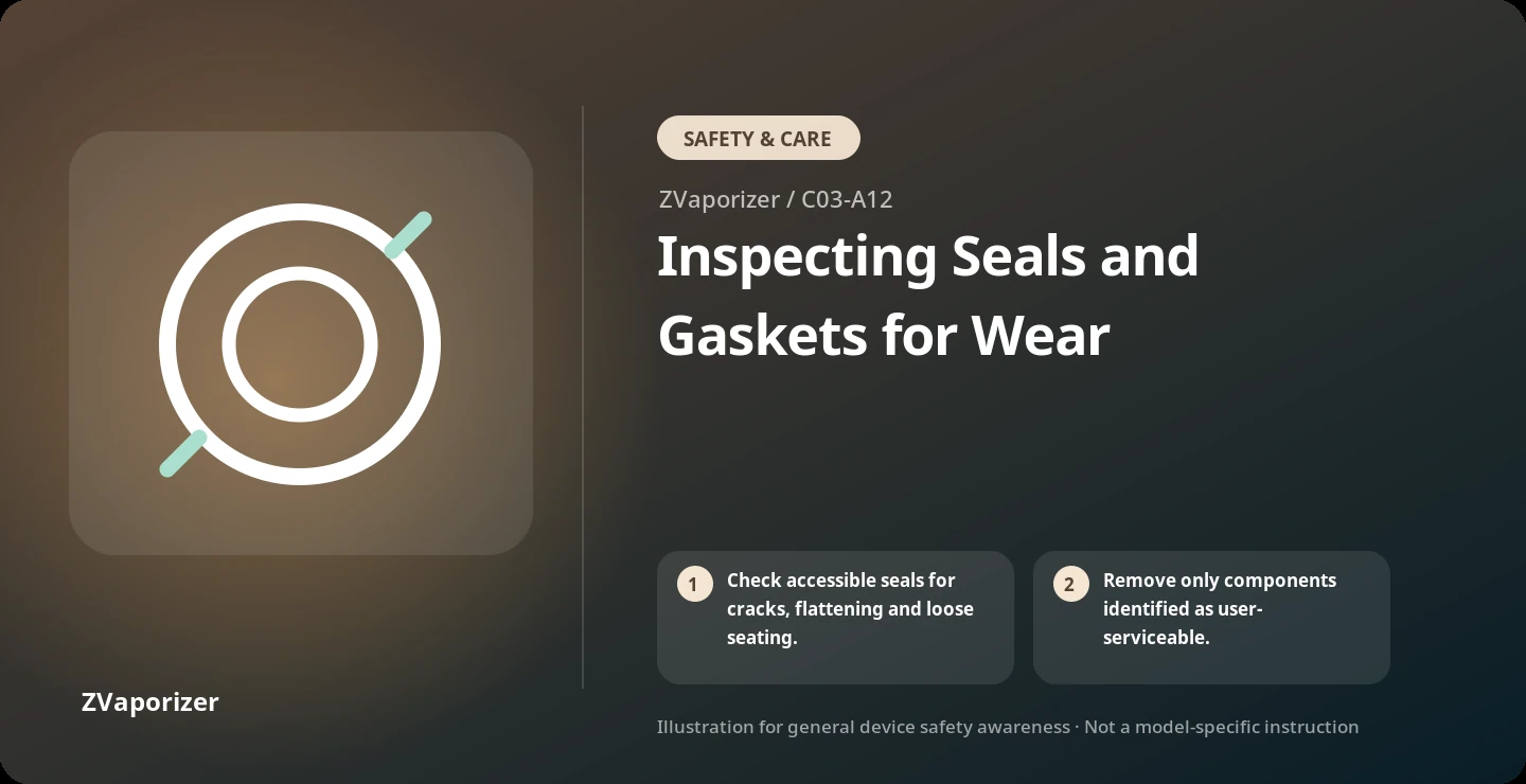 Inspecting Seals and Gaskets for Wear
