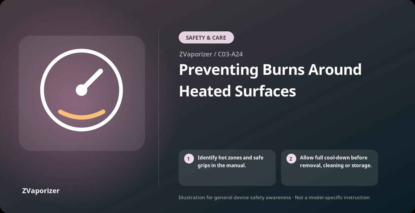 Preventing Burns Around Heated Surfaces