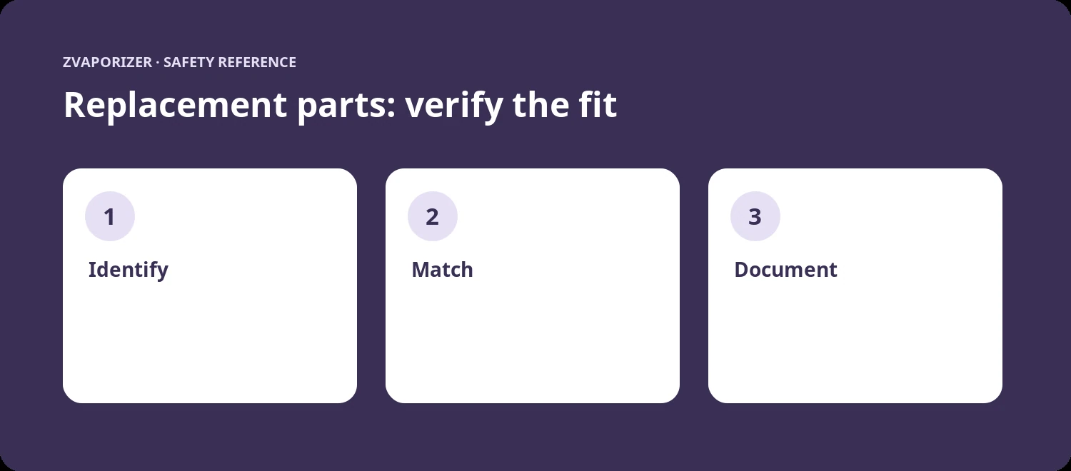 Three practical safety steps for identifying and managing worn device components