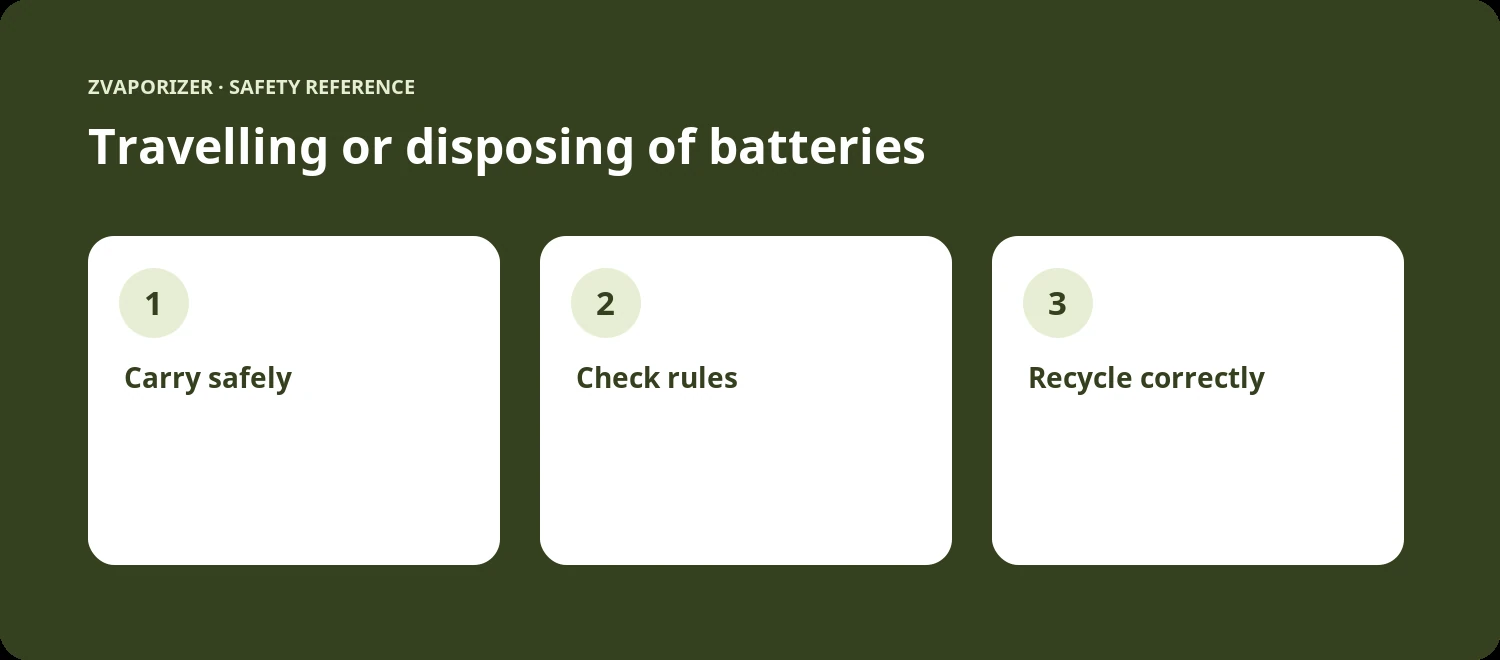 Three practical safety steps for transporting devices with lithium-ion batteries
