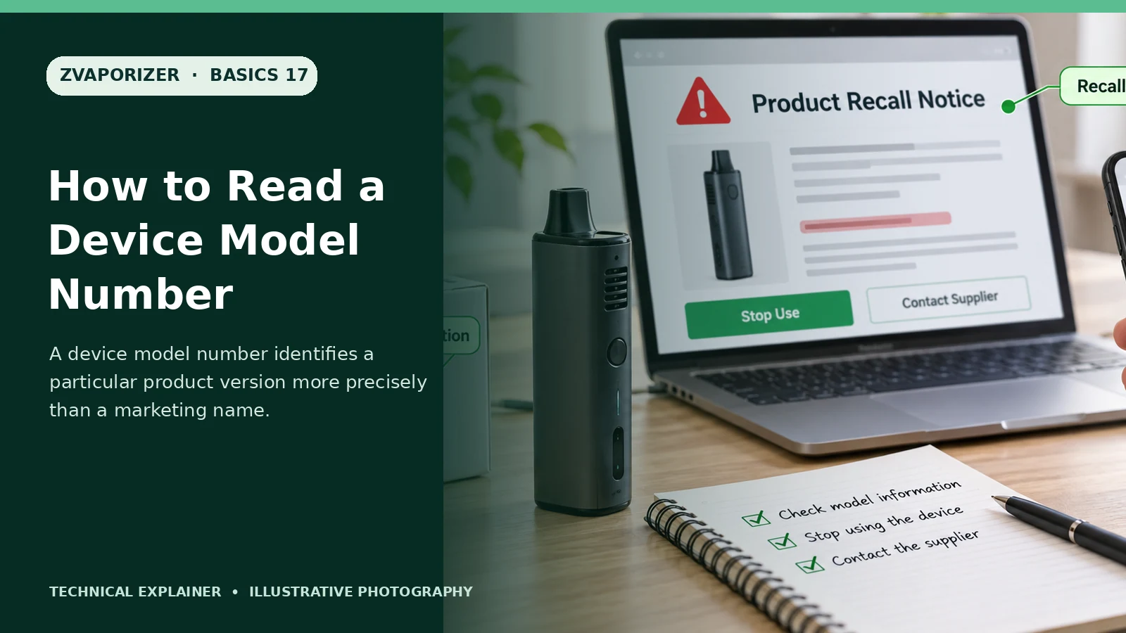 How to Read a Device Model Number
