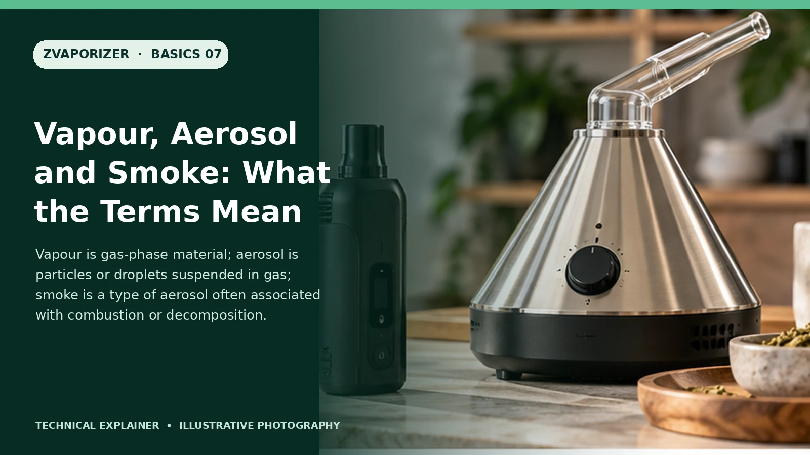 Vapour, Aerosol and Smoke: What the Terms Mean