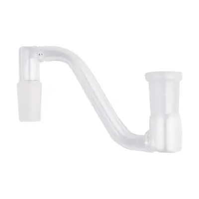 14mm Female to 14mm Male Side Step Glass Adapter