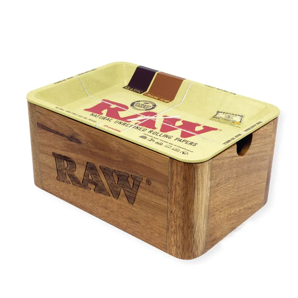 Raw Cache Box Mini Tray + Wooden Box