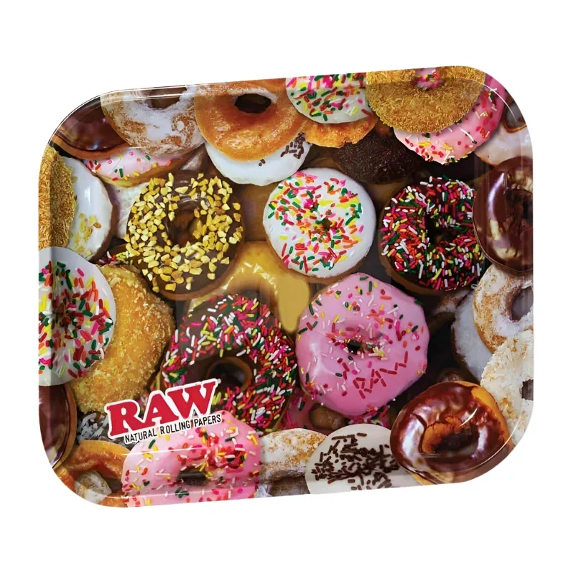 Raw - Donut Large Metal Rolling Tray