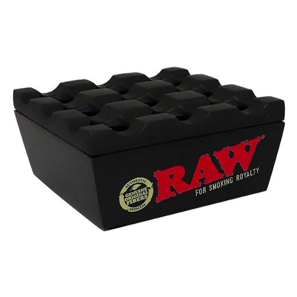 Raw Regal Metal Black Ashtray