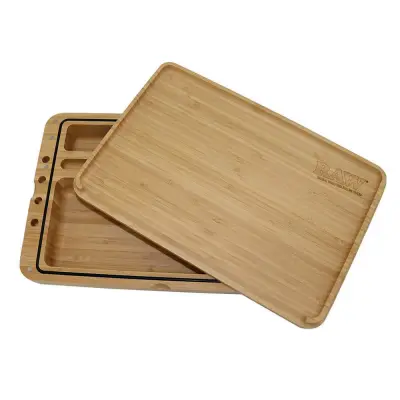Raw Spirit Box Wooden Magnetic Rolling Tray