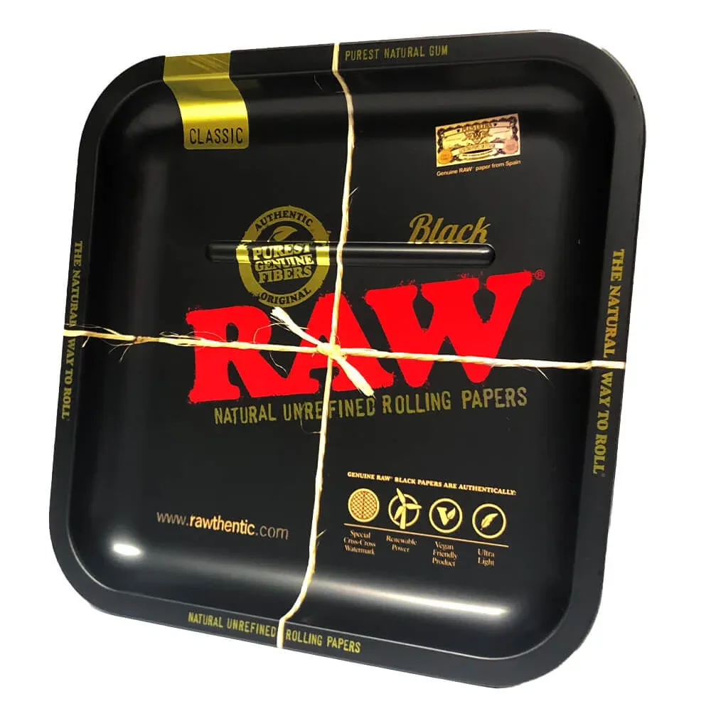 Raw Square Metal Tray 23X23 Cm