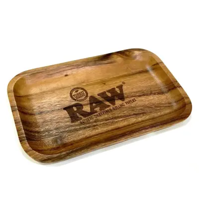 Raw Wooden Rolling Tray