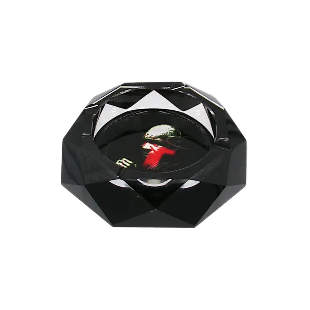 Tyson 2.0 Boxing Mike Diamond Cut Glass Ashtray