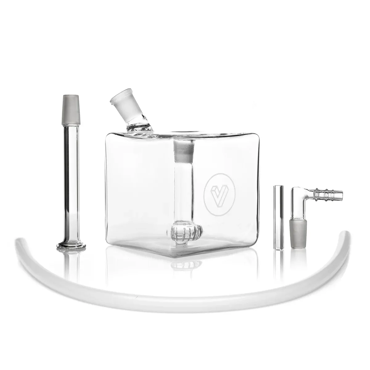 ZV Cloud Cube Glass Bubbler